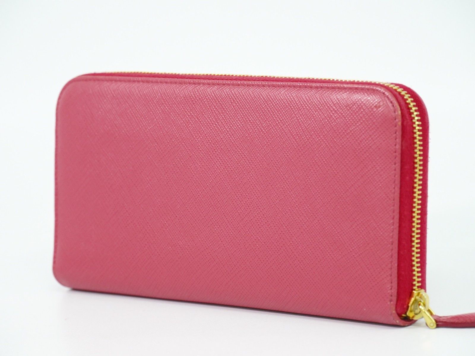 Prada Prada Bow Zip Around Wallet Saffiano Leather Size ONE SIZE - 2 Thumbnail