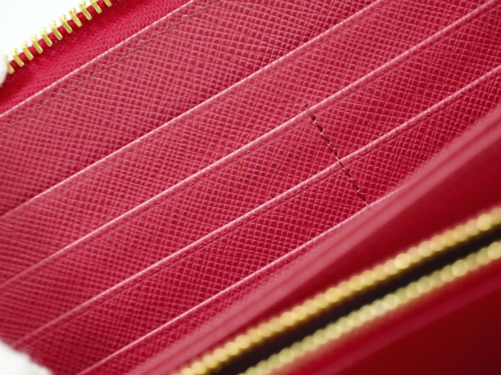 Prada Prada Bow Zip Around Wallet Saffiano Leather Size ONE SIZE - 13 Thumbnail