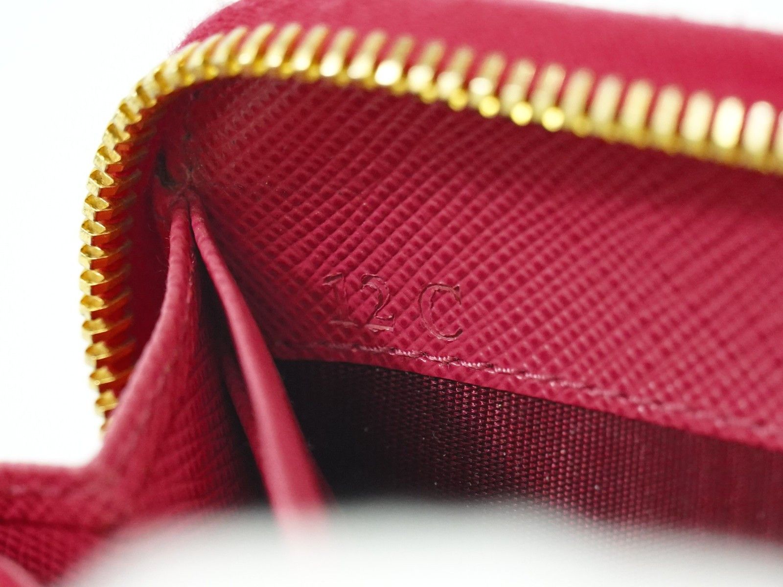 Prada Prada Bow Zip Around Wallet Saffiano Leather Size ONE SIZE - 5 Thumbnail