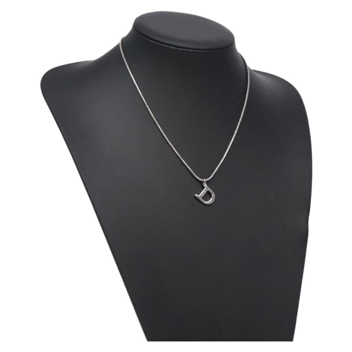 Dior Christian Dior D logo Pendant Necklace Metal Size ONE SIZE - 8 Thumbnail