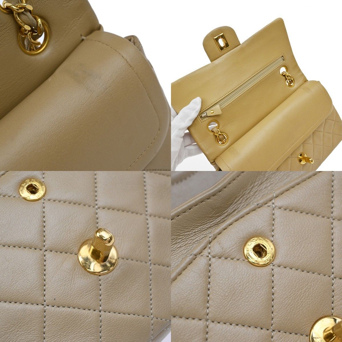 Chanel Chanel Timeless - Classic Double Flap Bag Quilted Caviar Size ONE SIZE - 15 Thumbnail