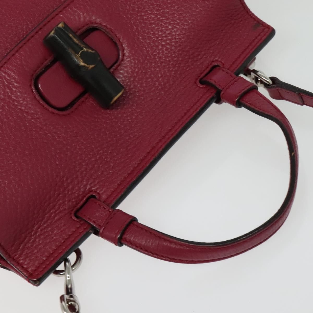 Gucci Gucci Bamboo Daily Top Handle Bag Leather Size ONE SIZE - 7 Thumbnail