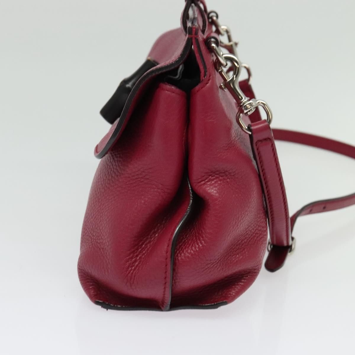 Gucci Gucci Bamboo Daily Top Handle Bag Leather Size ONE SIZE - 4 Thumbnail