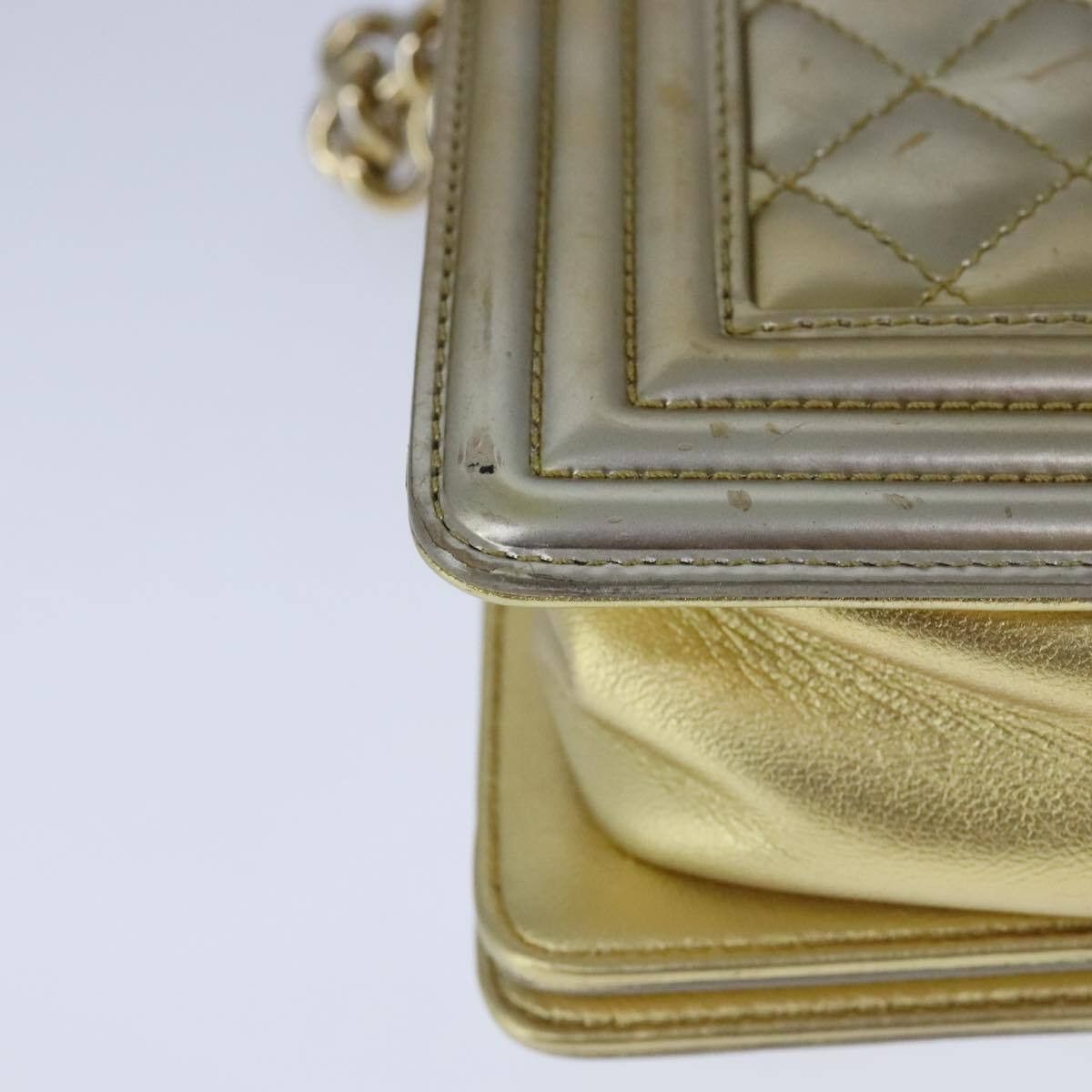 Chanel Chanel Boy Flap Bag Quilted Patent Size ONE SIZE - 11 Thumbnail