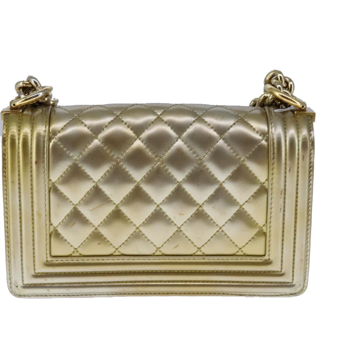 Chanel Chanel Boy Flap Bag Quilted Patent Size ONE SIZE - 2 Thumbnail