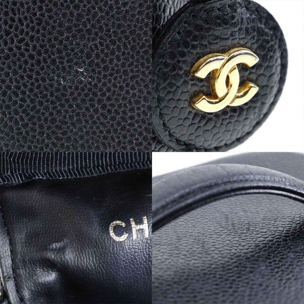 Chanel Chanel Vintage Timeless Cosmetic Case Caviar Size ONE SIZE - 9 Thumbnail
