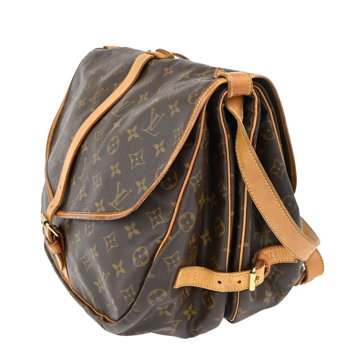 Louis Vuitton Louis Vuitton Saumur Handbag Monogram Canvas Size ONE SIZE - 3 Thumbnail