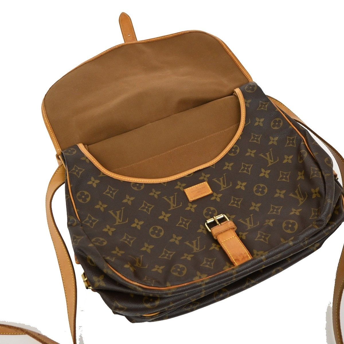 Louis Vuitton Louis Vuitton Saumur Handbag Monogram Canvas Size ONE SIZE - 14 Thumbnail