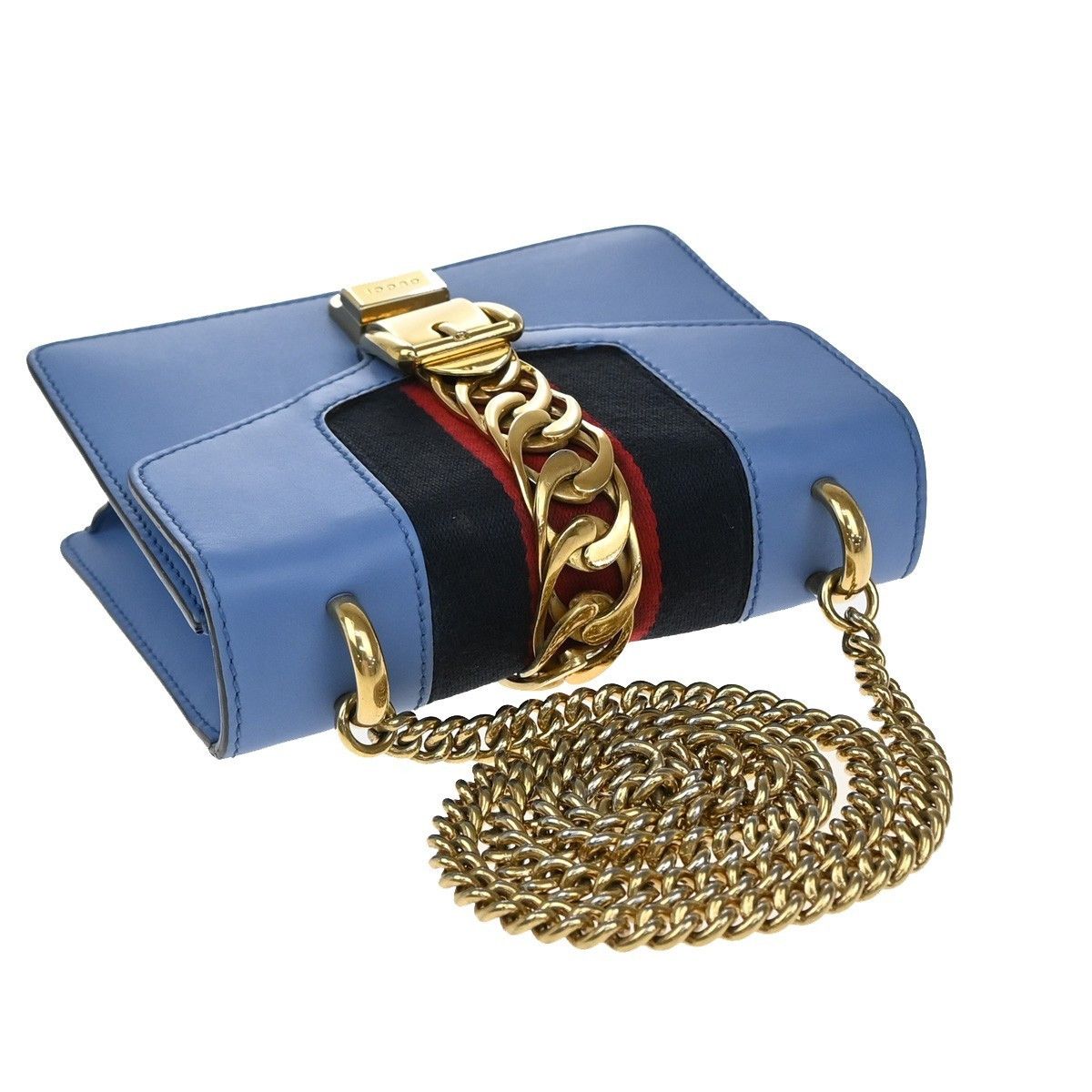 Gucci Gucci Sylvie Chain Shoulder Bag Leather Size ONE SIZE - 11 Thumbnail