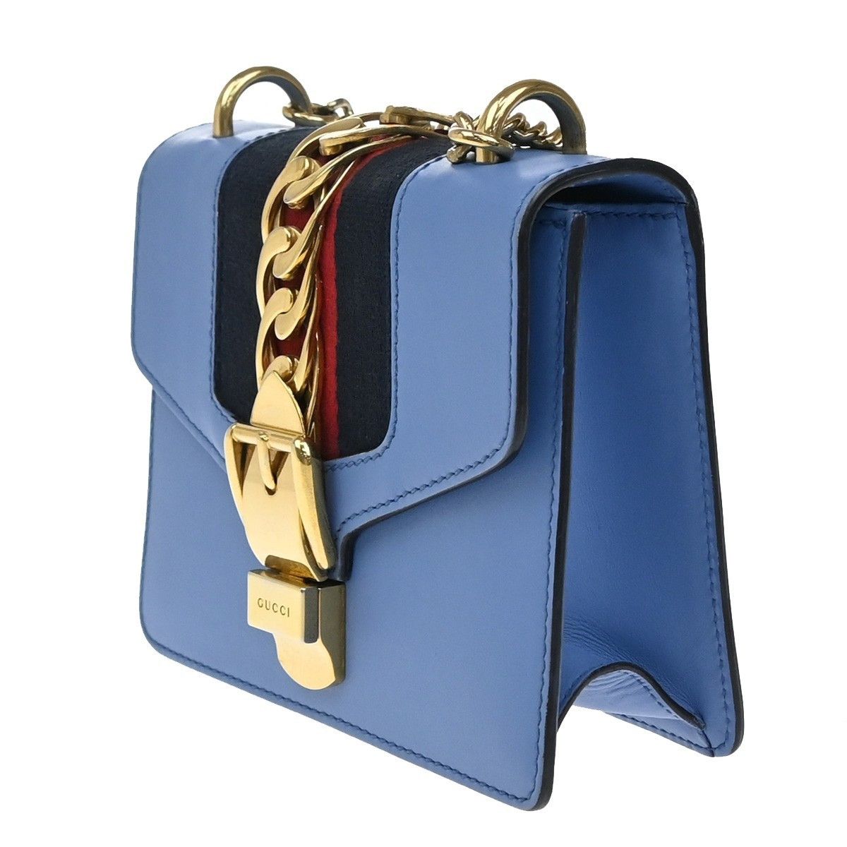 Gucci Gucci Sylvie Chain Shoulder Bag Leather Size ONE SIZE - 3 Thumbnail