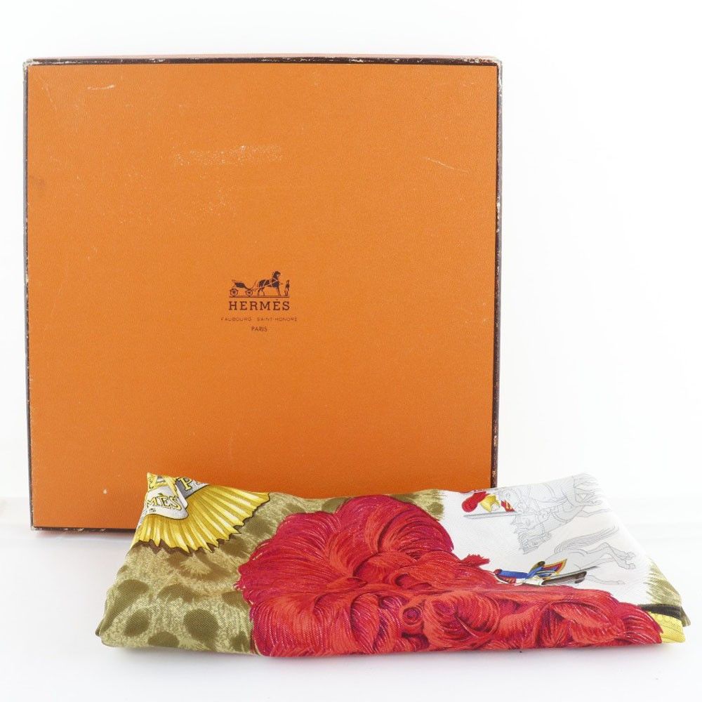 Hermes Hermes Carré 90 Silk multicolor Size ONE SIZE - 9 Thumbnail