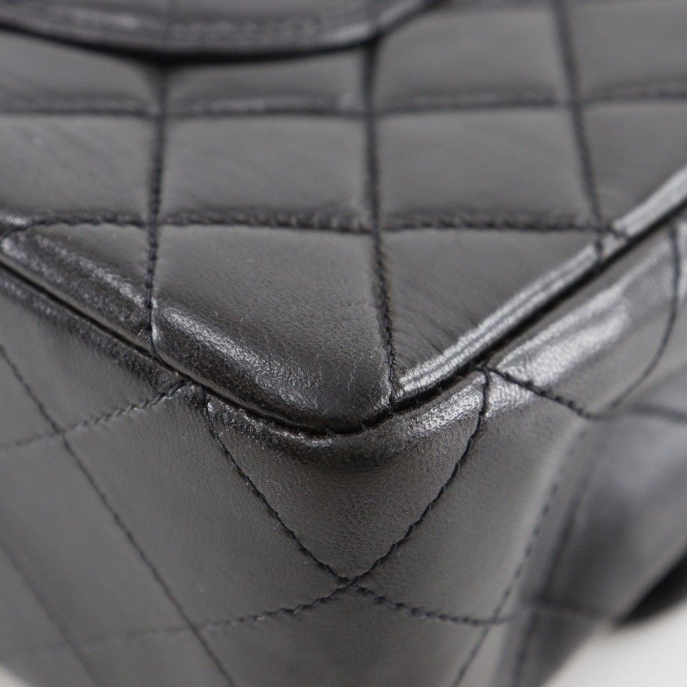 Chanel Chanel Vintage Twin Top Handle Flap Bag Quilted Lambskin Size ONE SIZE - 9 Thumbnail