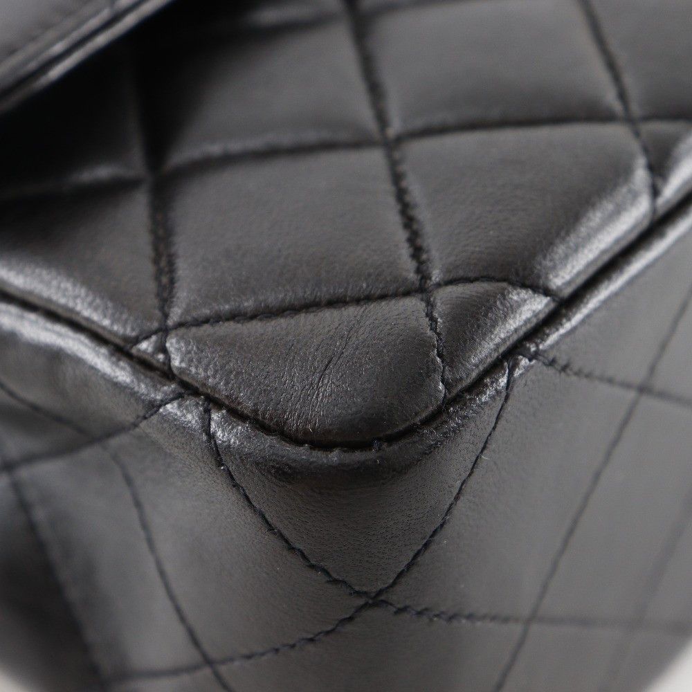 Chanel Chanel Vintage Twin Top Handle Flap Bag Quilted Lambskin Size ONE SIZE - 6 Thumbnail