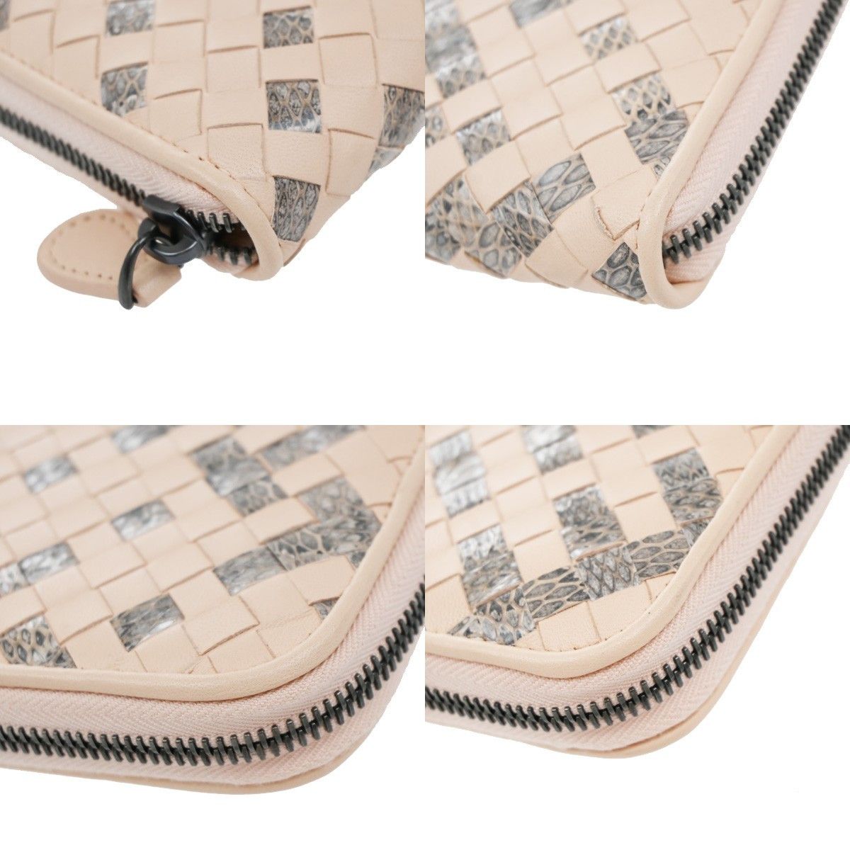 Bottega Veneta Bottega Veneta Intrecciato Long Zip Wallet Leather Size ONE SIZE - 9 Thumbnail
