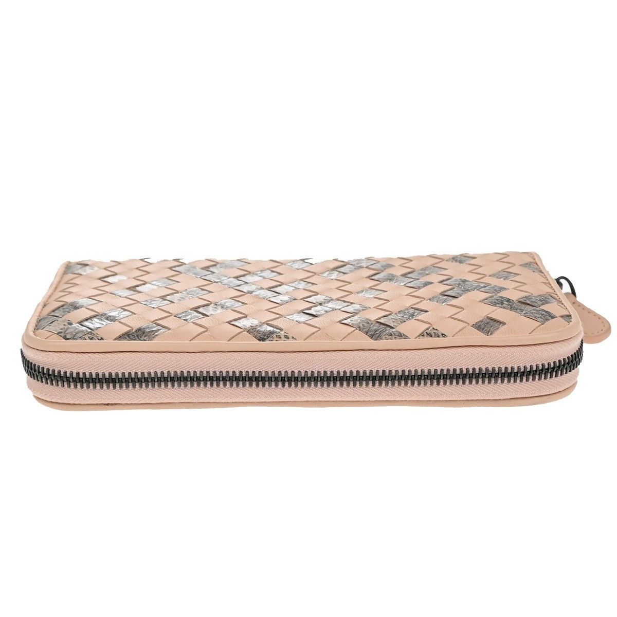 Bottega Veneta Bottega Veneta Intrecciato Long Zip Wallet Leather Size ONE SIZE - 11 Thumbnail