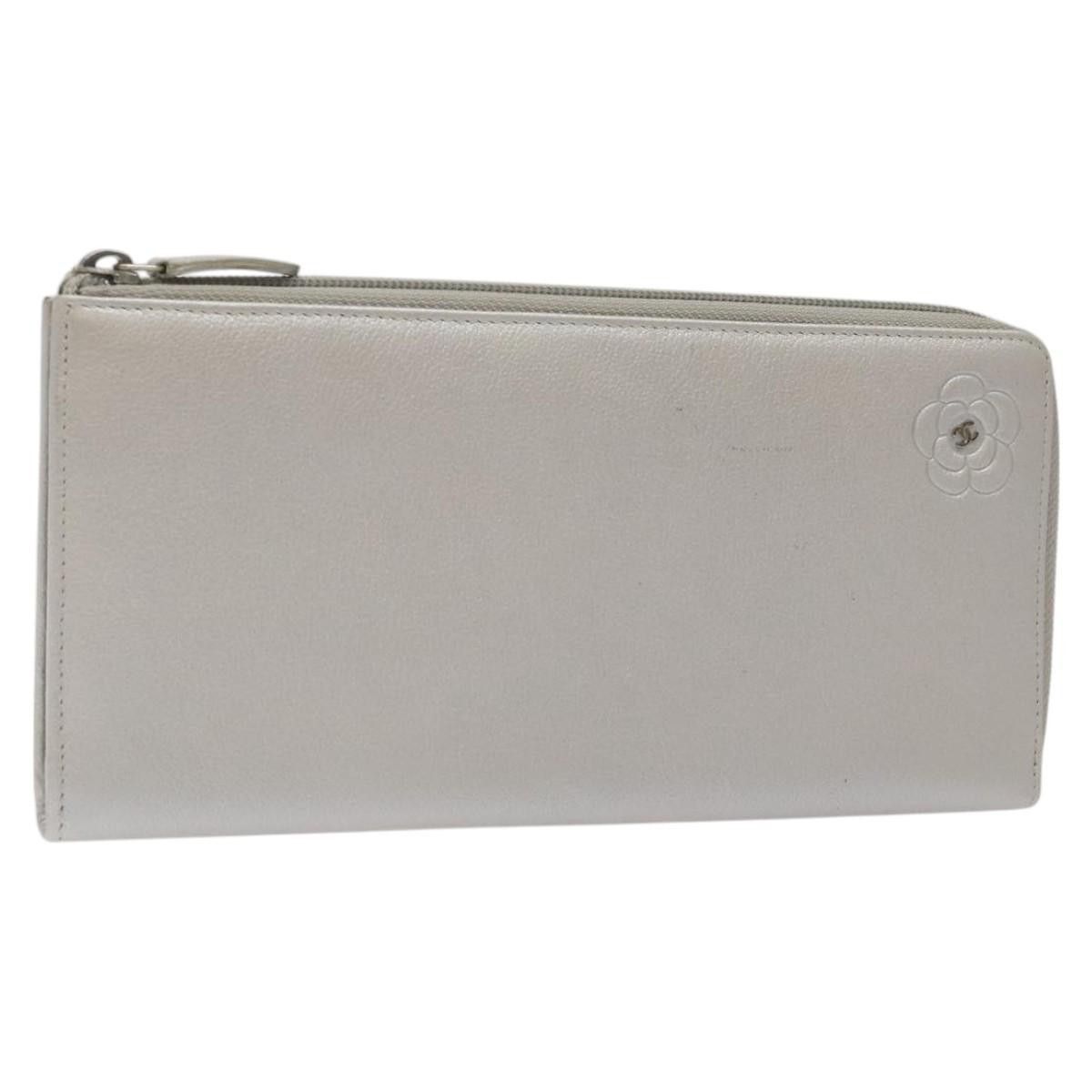 Chanel Chanel Camellia Zip Around Organizer Leather Size ONE SIZE - 22 Thumbnail