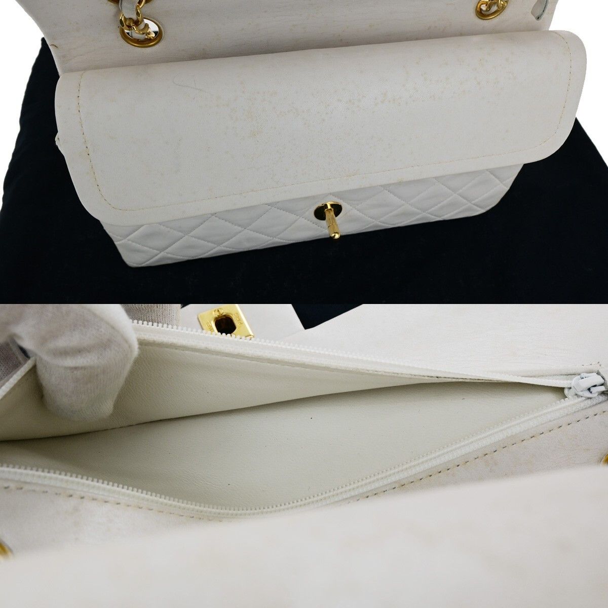 Chanel Chanel Timeless - Classic Double Flap Bag Quilted Caviar Size ONE SIZE - 19 Thumbnail