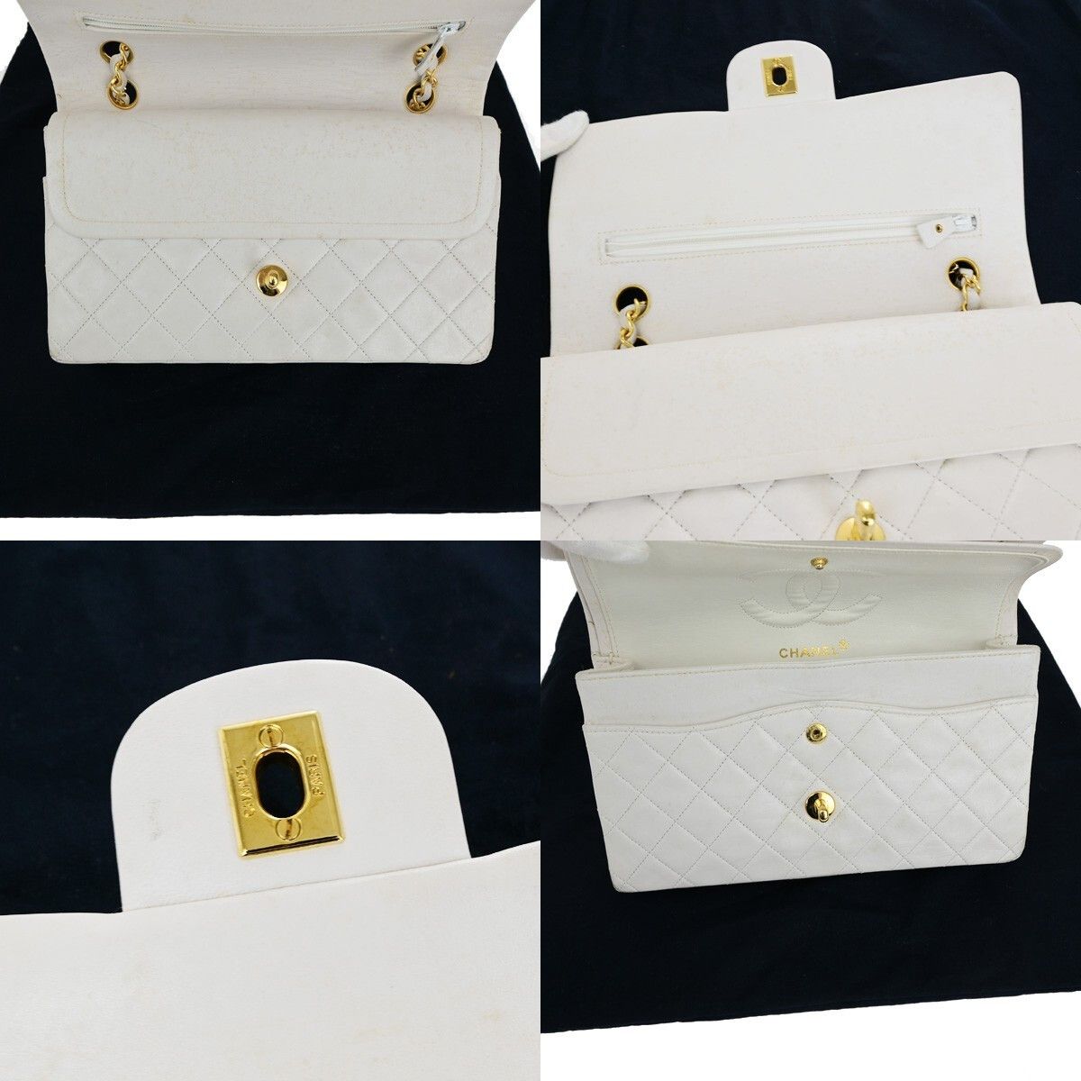 Chanel Chanel Timeless - Classic Double Flap Bag Quilted Caviar Size ONE SIZE - 13 Thumbnail
