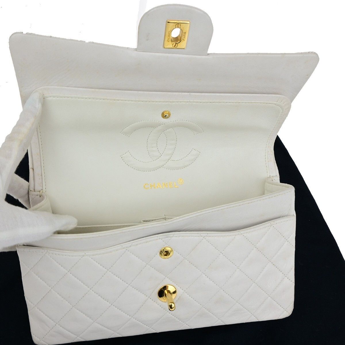 Chanel Chanel Timeless - Classic Double Flap Bag Quilted Caviar Size ONE SIZE - 12 Thumbnail