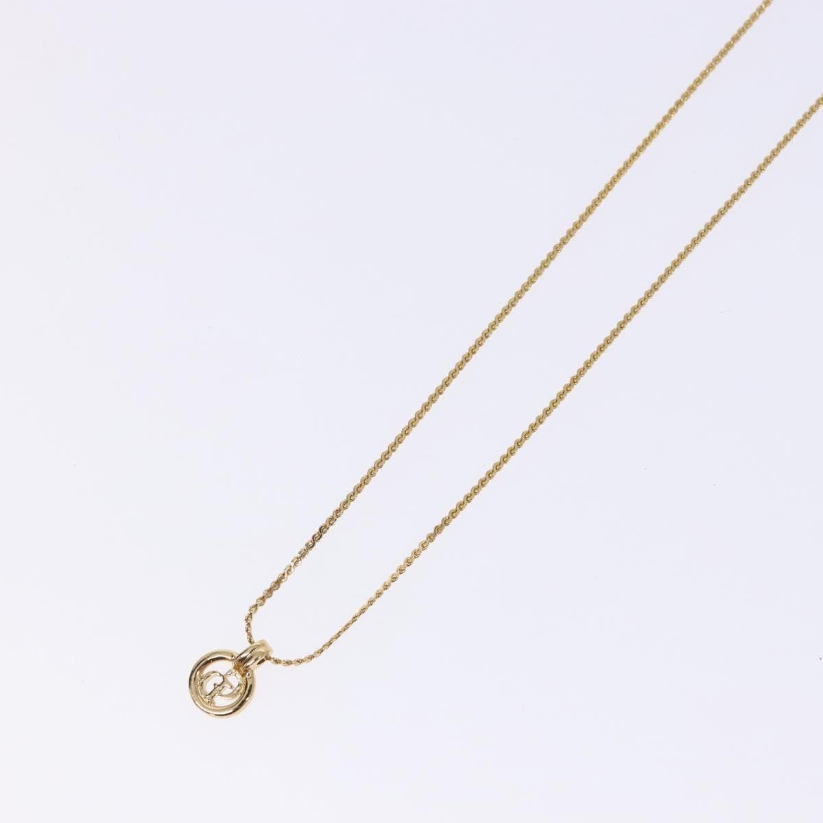 Dior Christian Dior CD Round Pendant Necklace Metal Size ONE SIZE - 12 Thumbnail