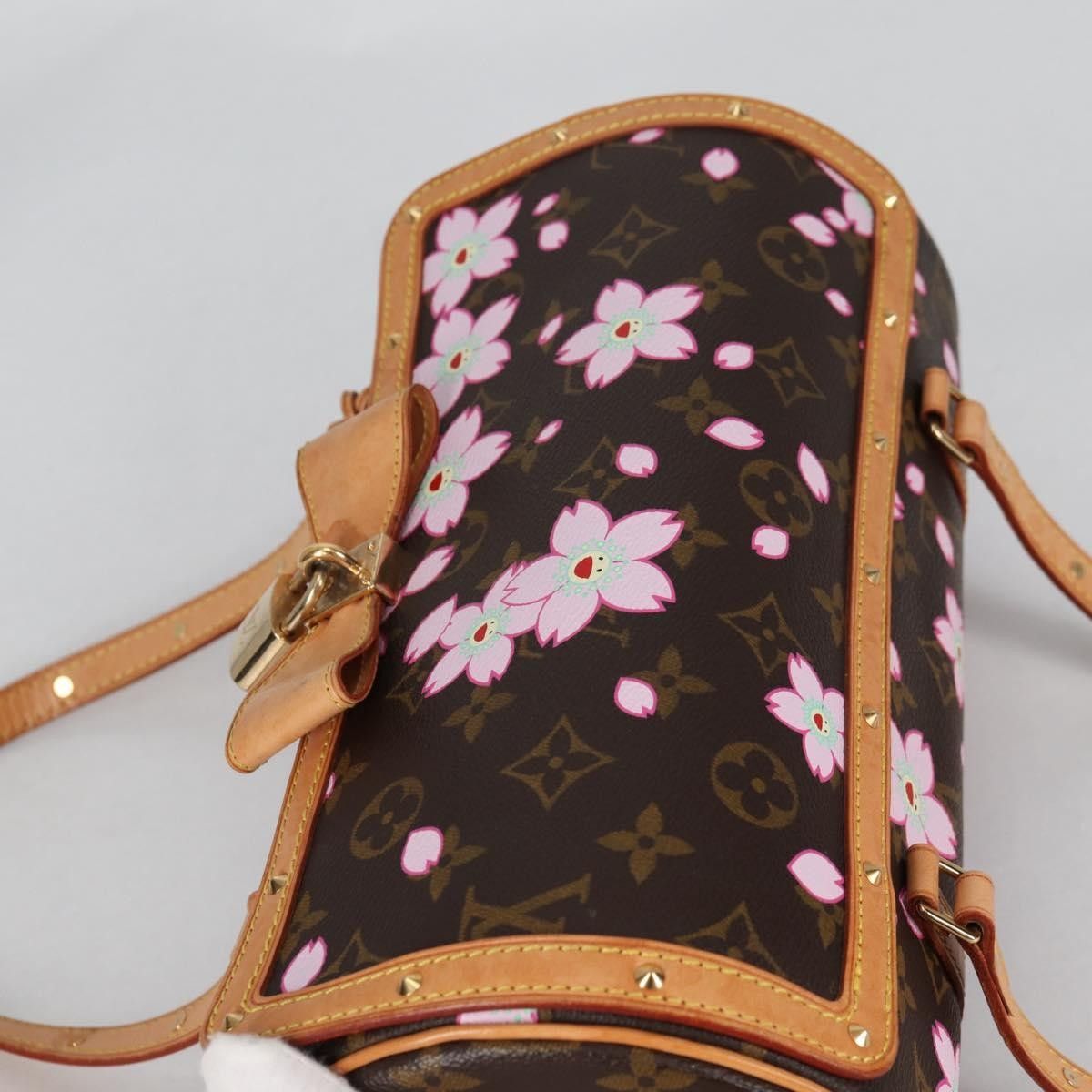 Louis Vuitton Louis Vuitton Papillon Handbag Limited Edition Cherry Blossom Monogram Size ONE SIZE - 19 Thumbnail