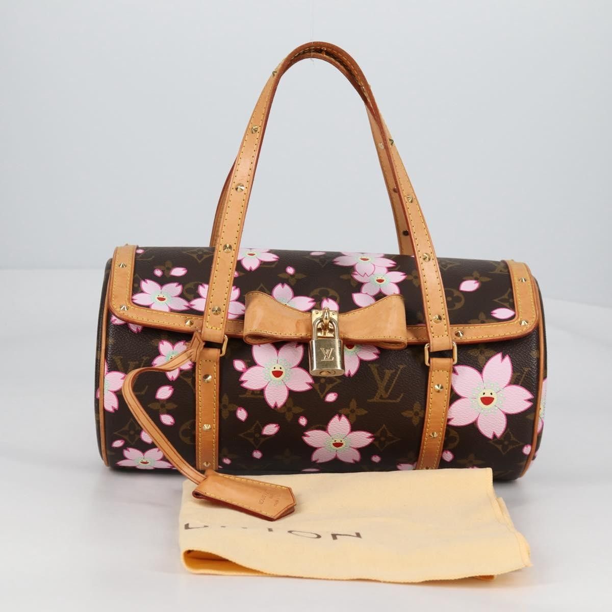 Louis Vuitton Louis Vuitton Papillon Handbag Limited Edition Cherry Blossom Monogram Size ONE SIZE - 16 Thumbnail