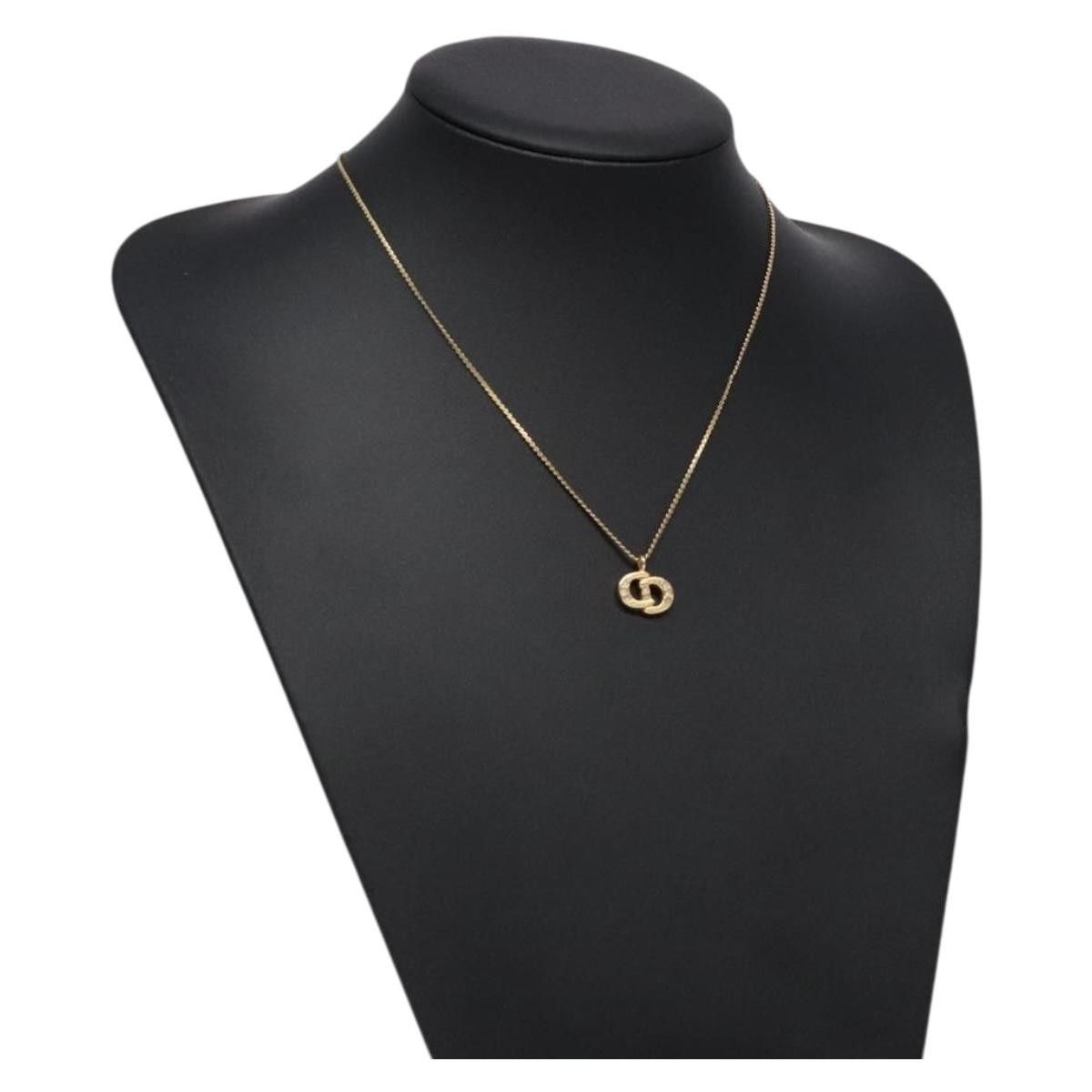 Dior Christian Dior CD Pendant Necklace Metal Size ONE SIZE - 10 Thumbnail