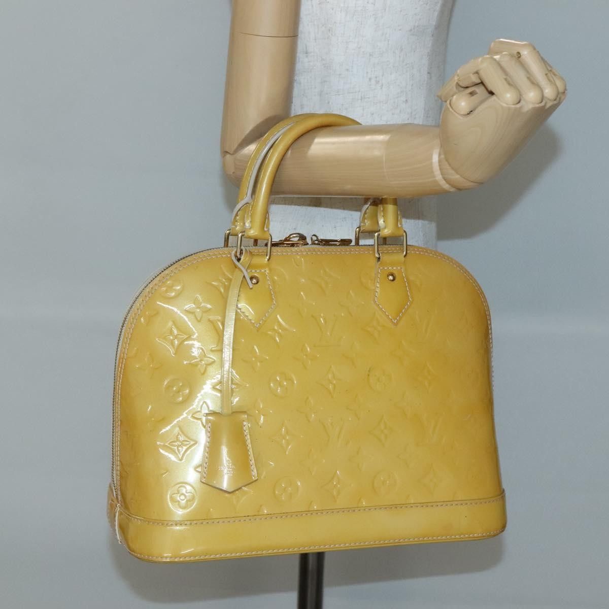 Louis Vuitton Louis Vuitton Alma Handbag Monogram Vernis Size ONE SIZE - 17 Thumbnail