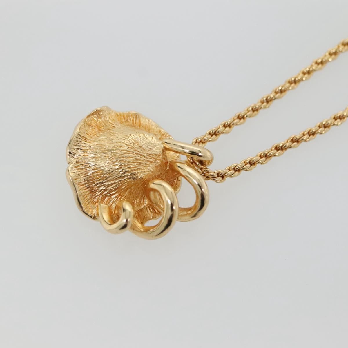Dior Christian Dior Logo Flower Necklace Metal Size ONE SIZE - 4 Thumbnail