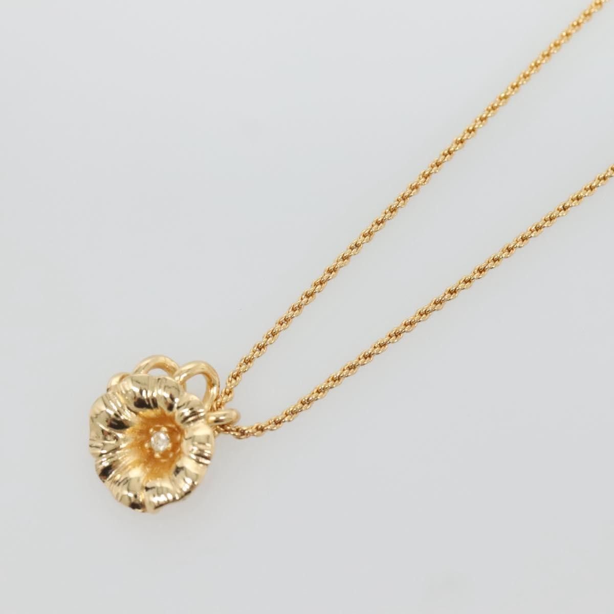 Dior Christian Dior Logo Flower Necklace Metal Size ONE SIZE - 3 Thumbnail