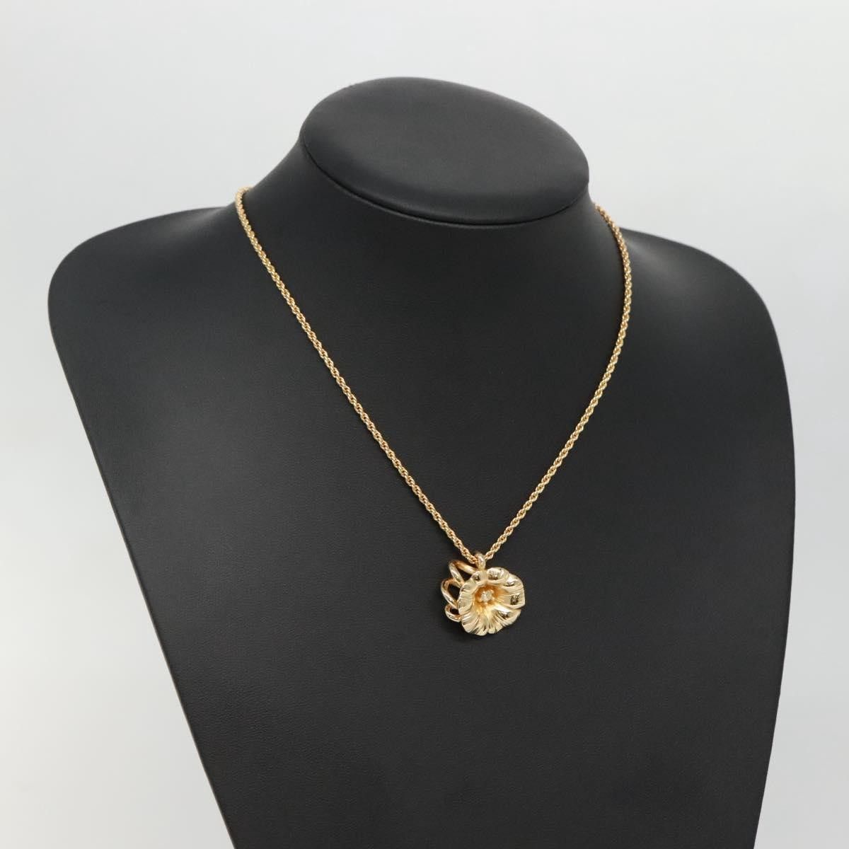 Dior Christian Dior Logo Flower Necklace Metal Size ONE SIZE - 9 Thumbnail