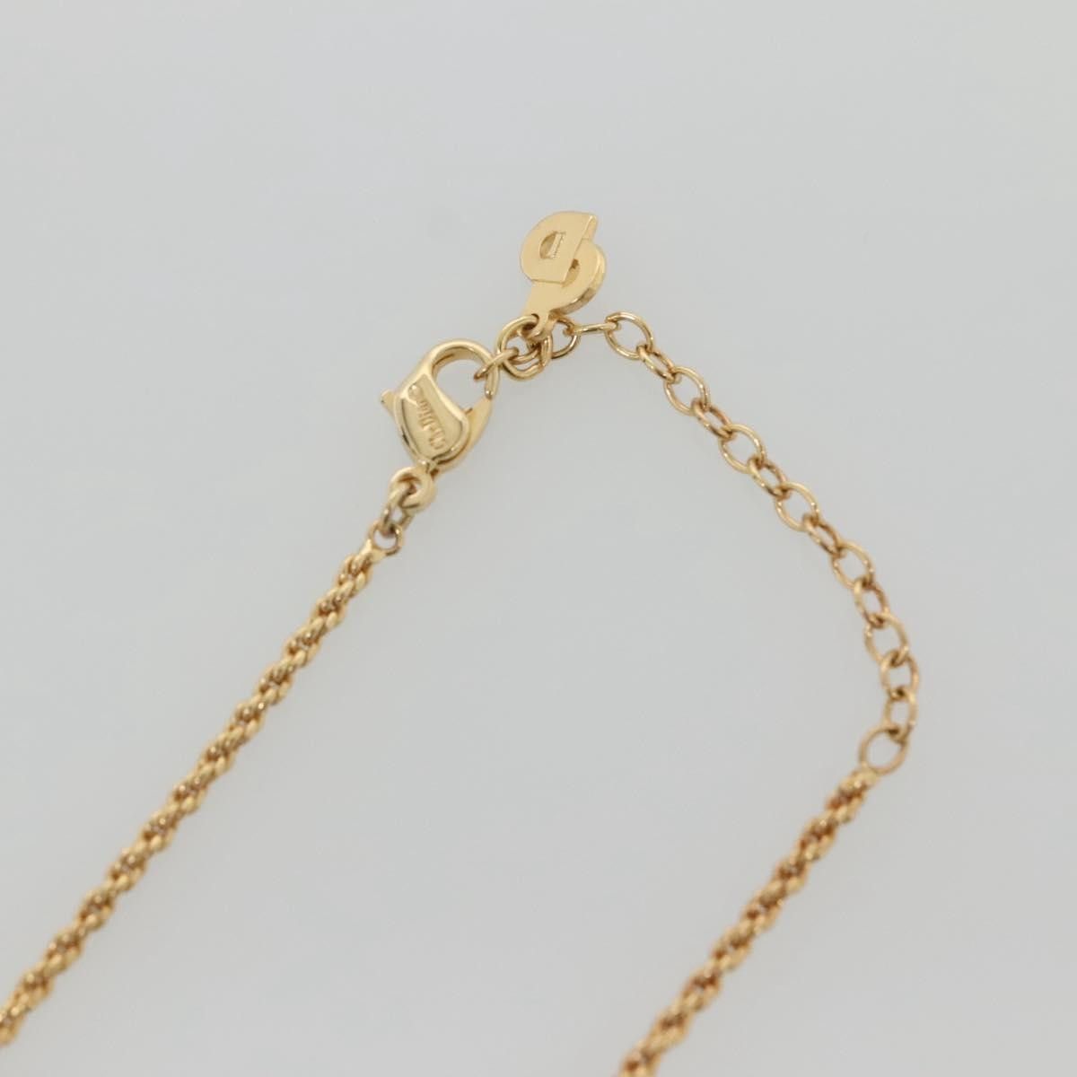 Dior Christian Dior Logo Flower Necklace Metal Size ONE SIZE - 7 Thumbnail
