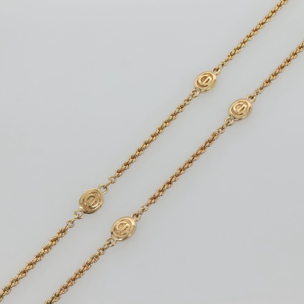 Dior Christian Dior CD Round Pendant Necklace Metal Size ONE SIZE - 4 Thumbnail