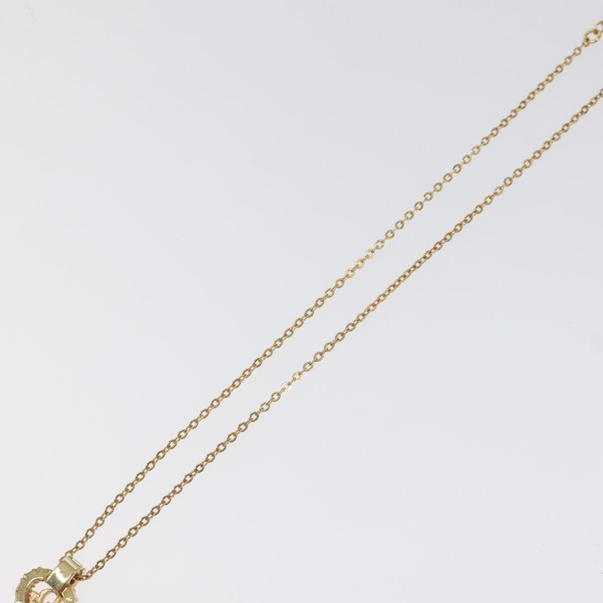 Dior Christian Dior Vintage CD Heart Pendant Necklace Metal with Crystals Size ONE SIZE - 7 Thumbnail