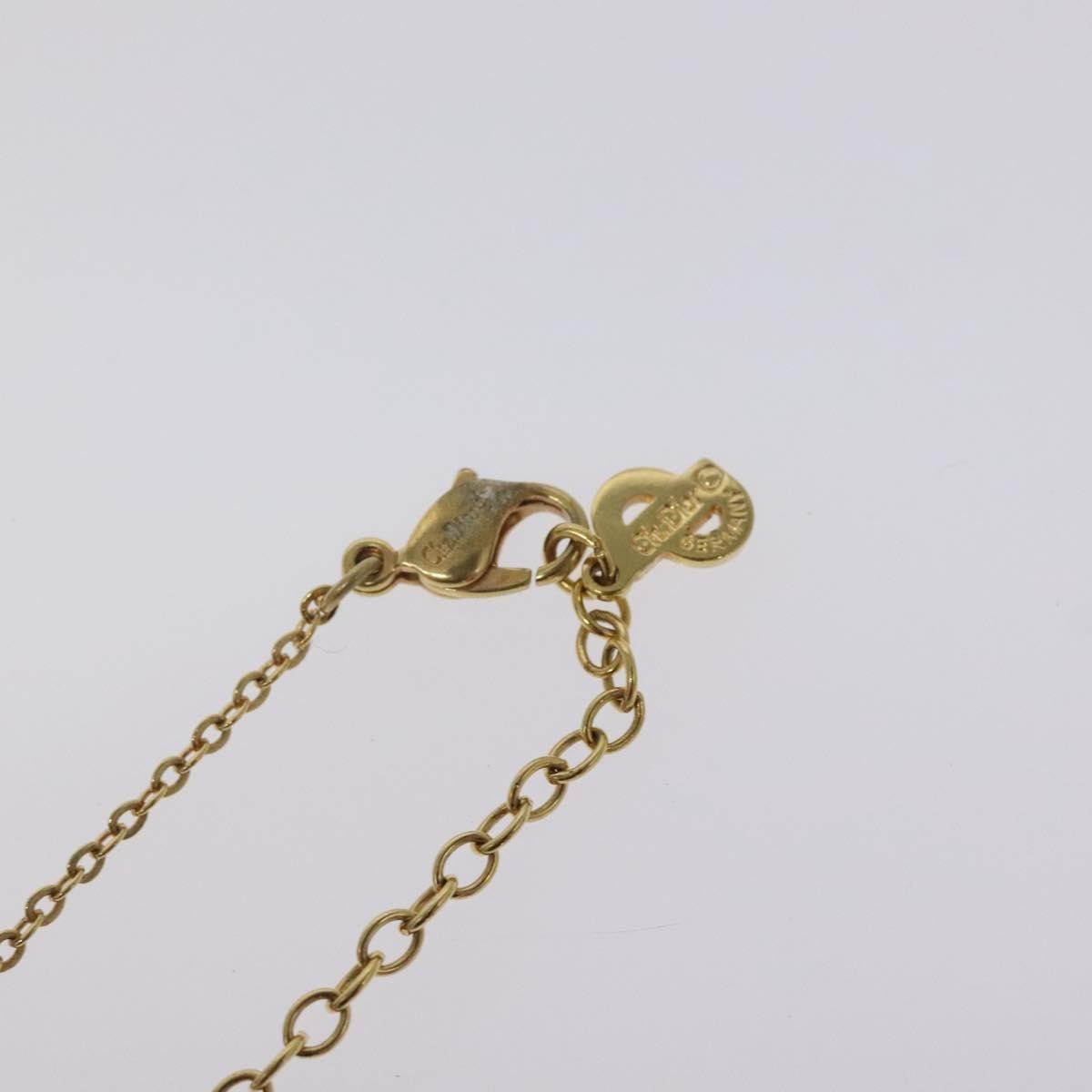Dior Christian Dior Vintage CD Heart Pendant Necklace Metal with Crystals Size ONE SIZE - 6 Thumbnail