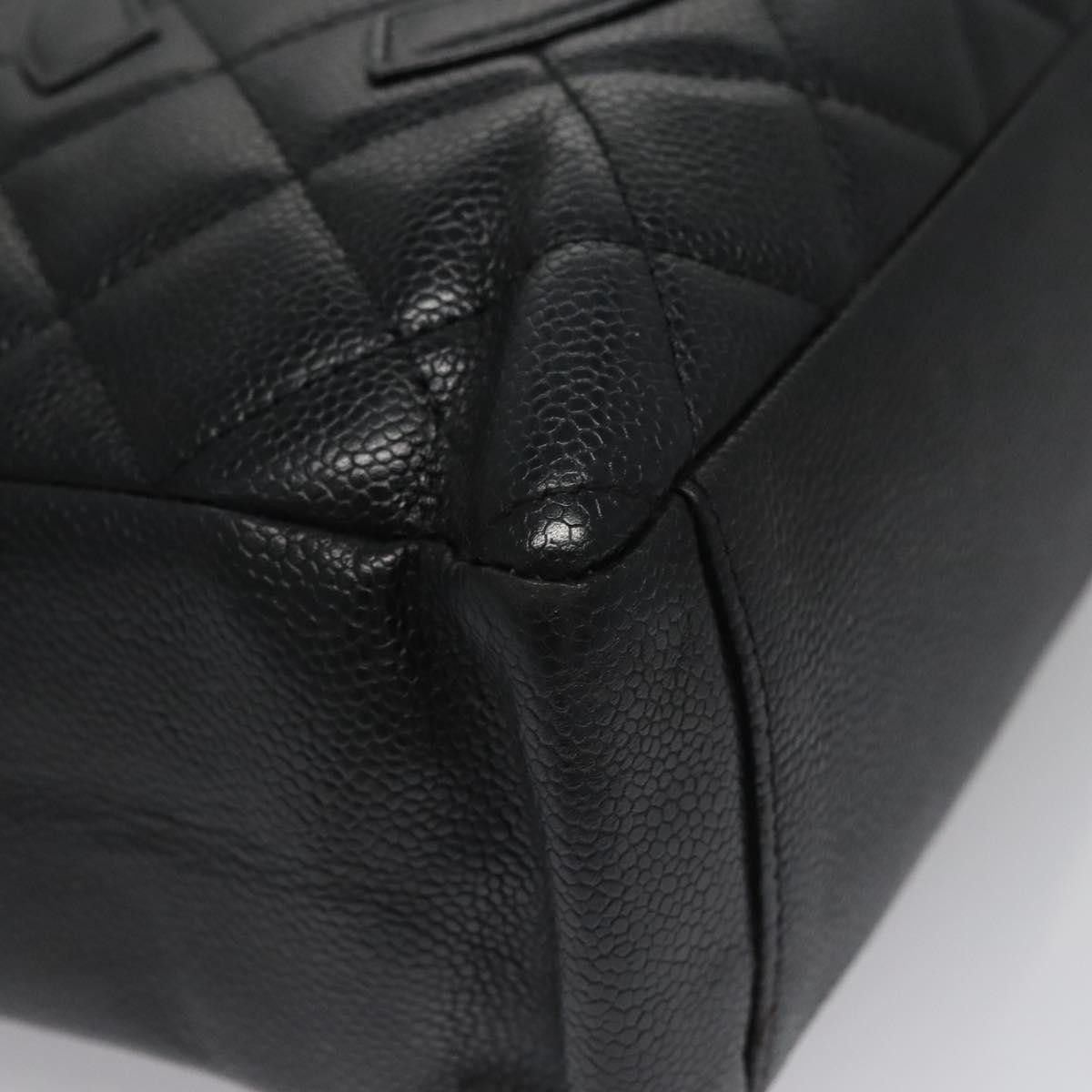 Chanel Chanel Petite Shopping Tote Quilted Caviar Size ONE SIZE - 11 Thumbnail
