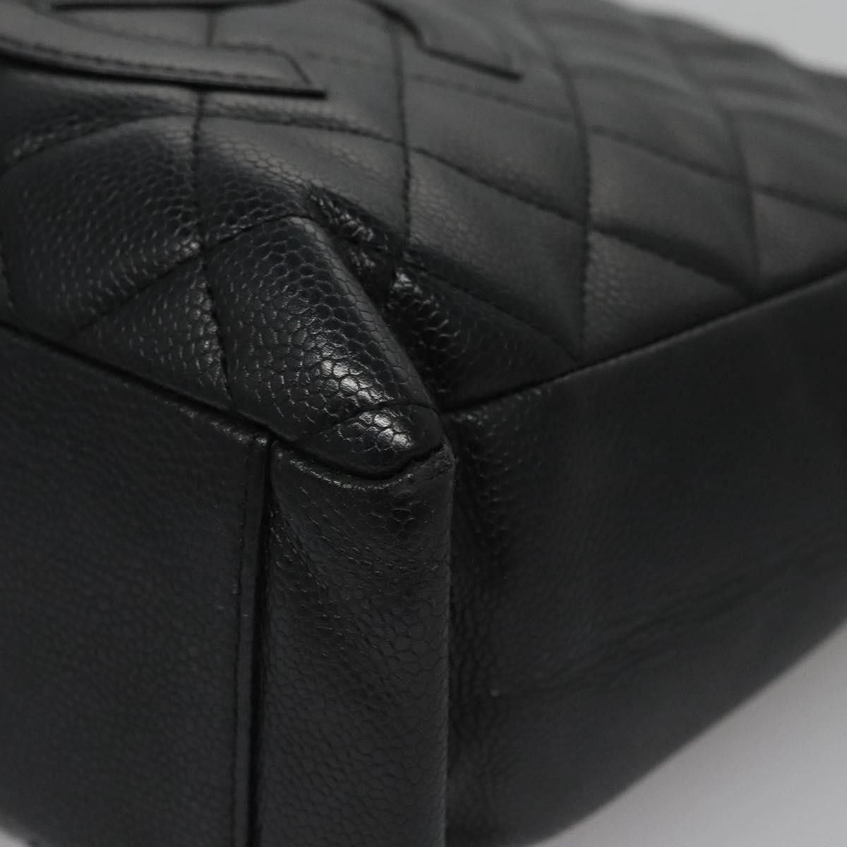 Chanel Chanel Petite Shopping Tote Quilted Caviar Size ONE SIZE - 9 Thumbnail