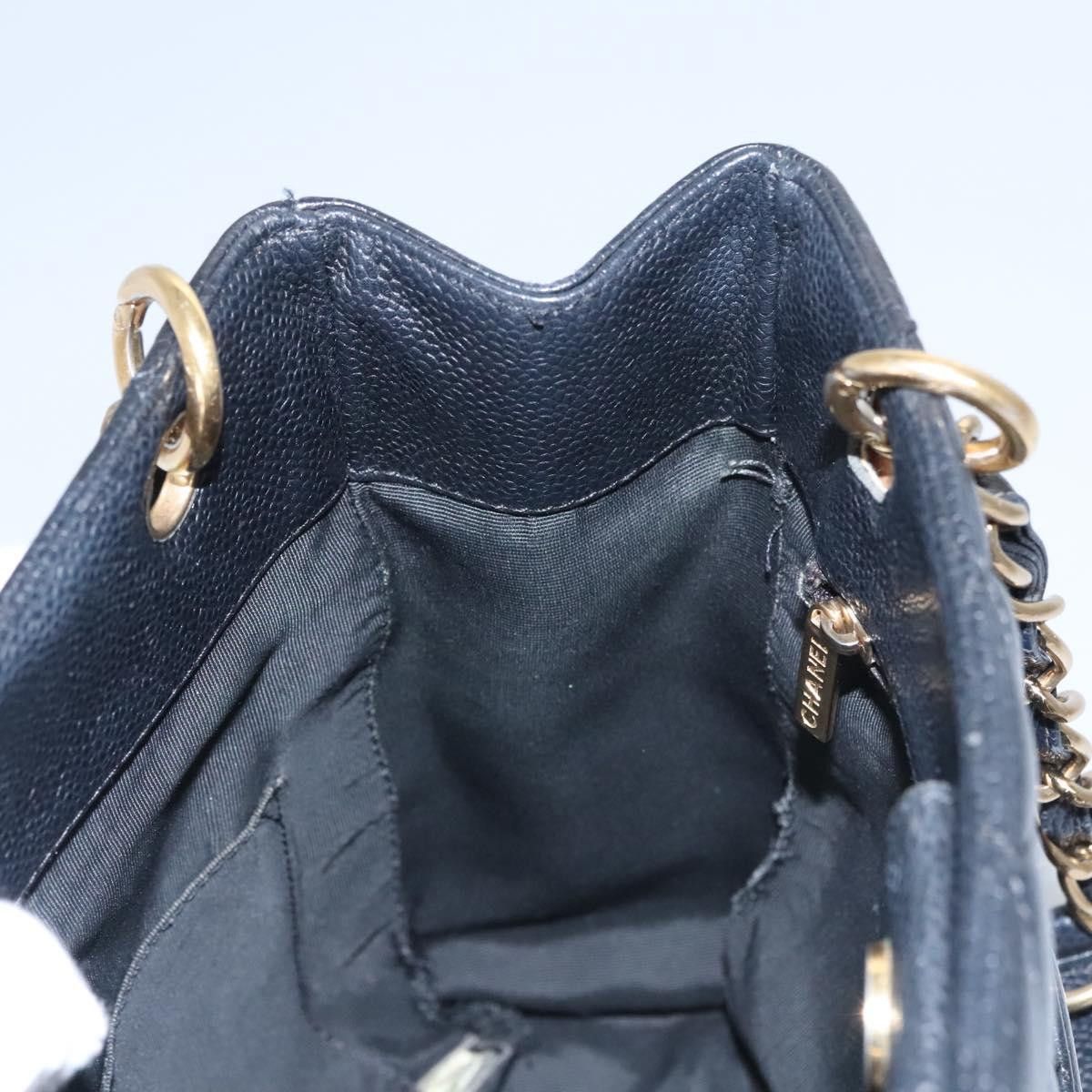 Chanel Chanel Petite Shopping Tote Quilted Caviar Size ONE SIZE - 21 Thumbnail