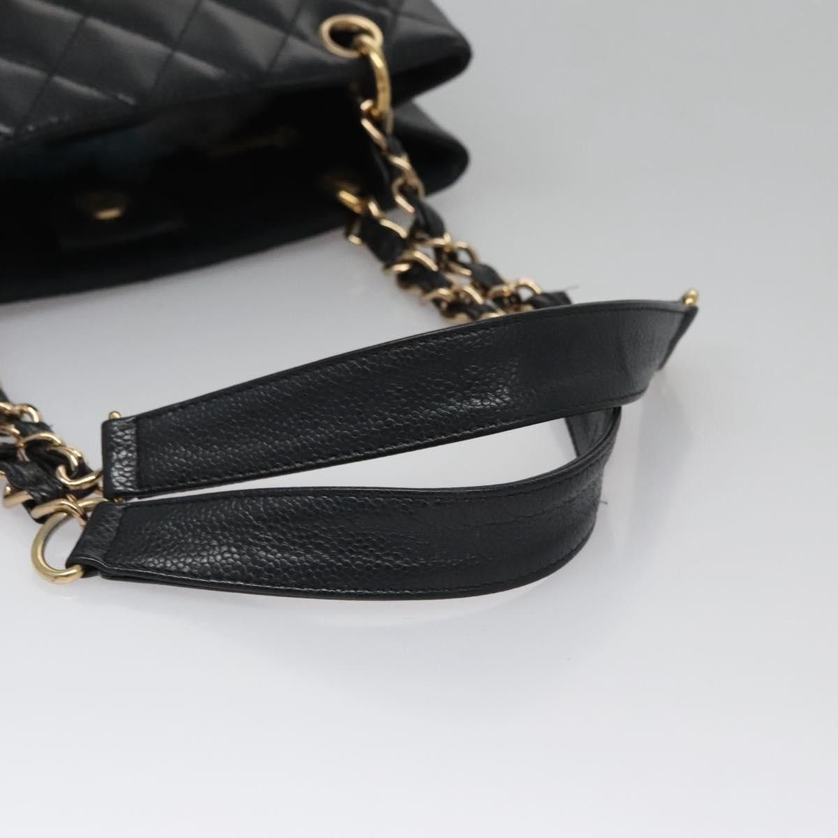 Chanel Chanel Petite Shopping Tote Quilted Caviar Size ONE SIZE - 8 Thumbnail
