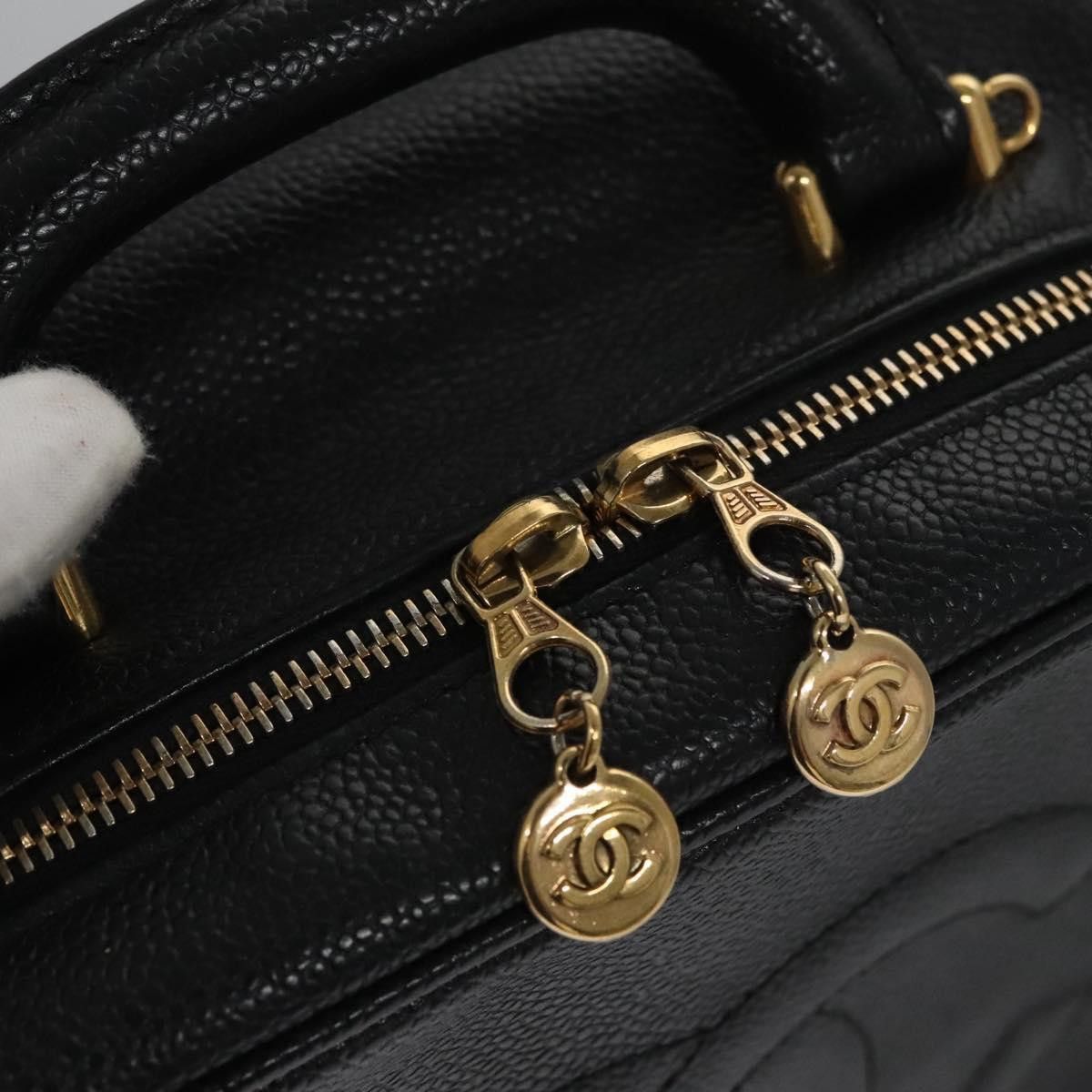 Chanel Chanel Vintage Timeless Zip Around Vanity Case Caviar Size ONE SIZE - 13 Thumbnail