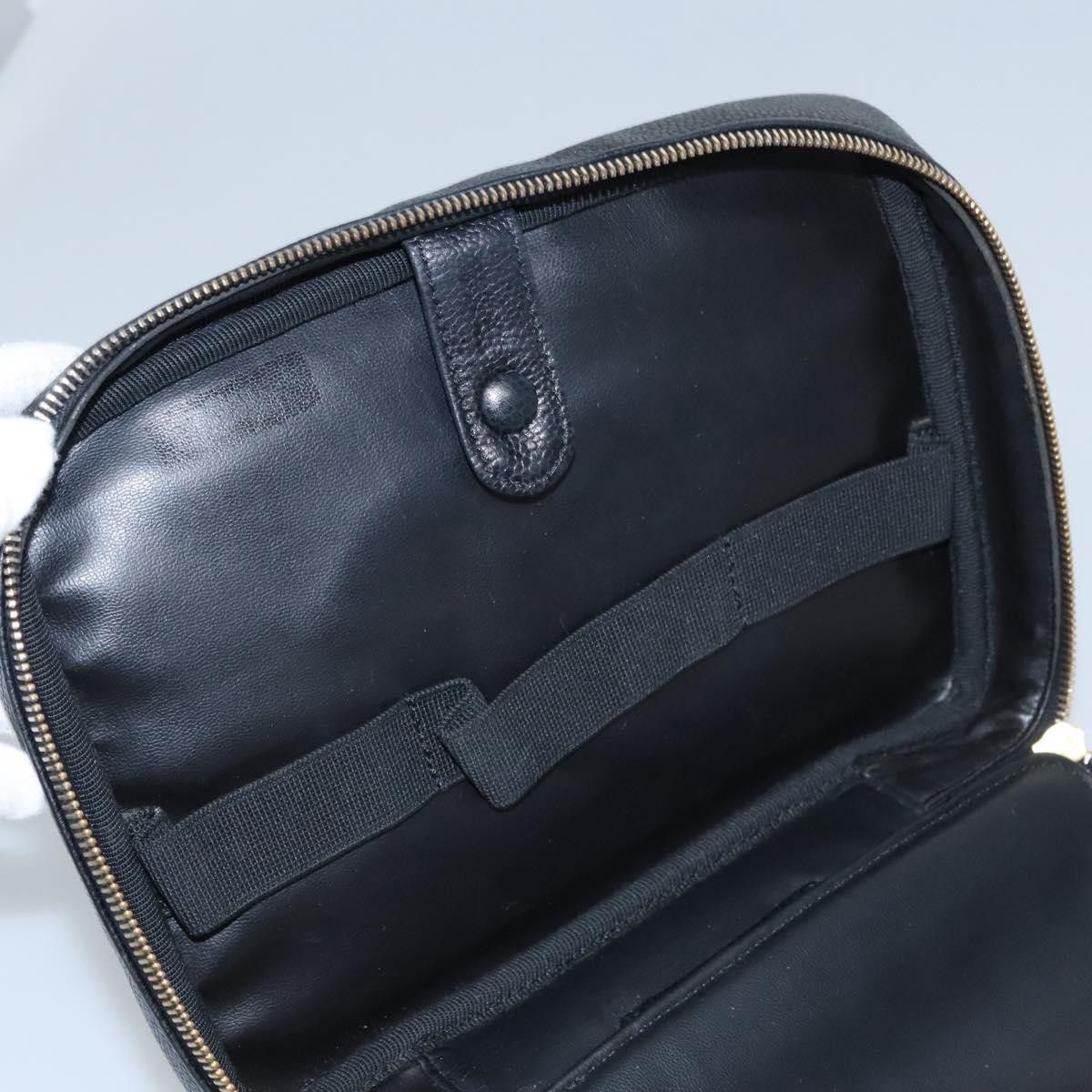 Chanel Chanel Vintage Timeless Zip Around Vanity Case Caviar Size ONE SIZE - 17 Thumbnail