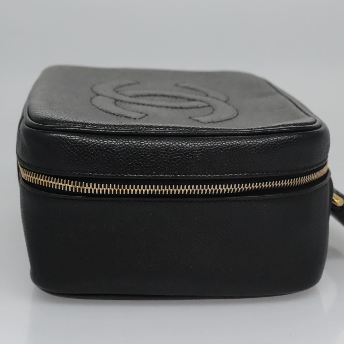 Chanel Chanel Vintage Timeless Zip Around Vanity Case Caviar Size ONE SIZE - 3 Thumbnail