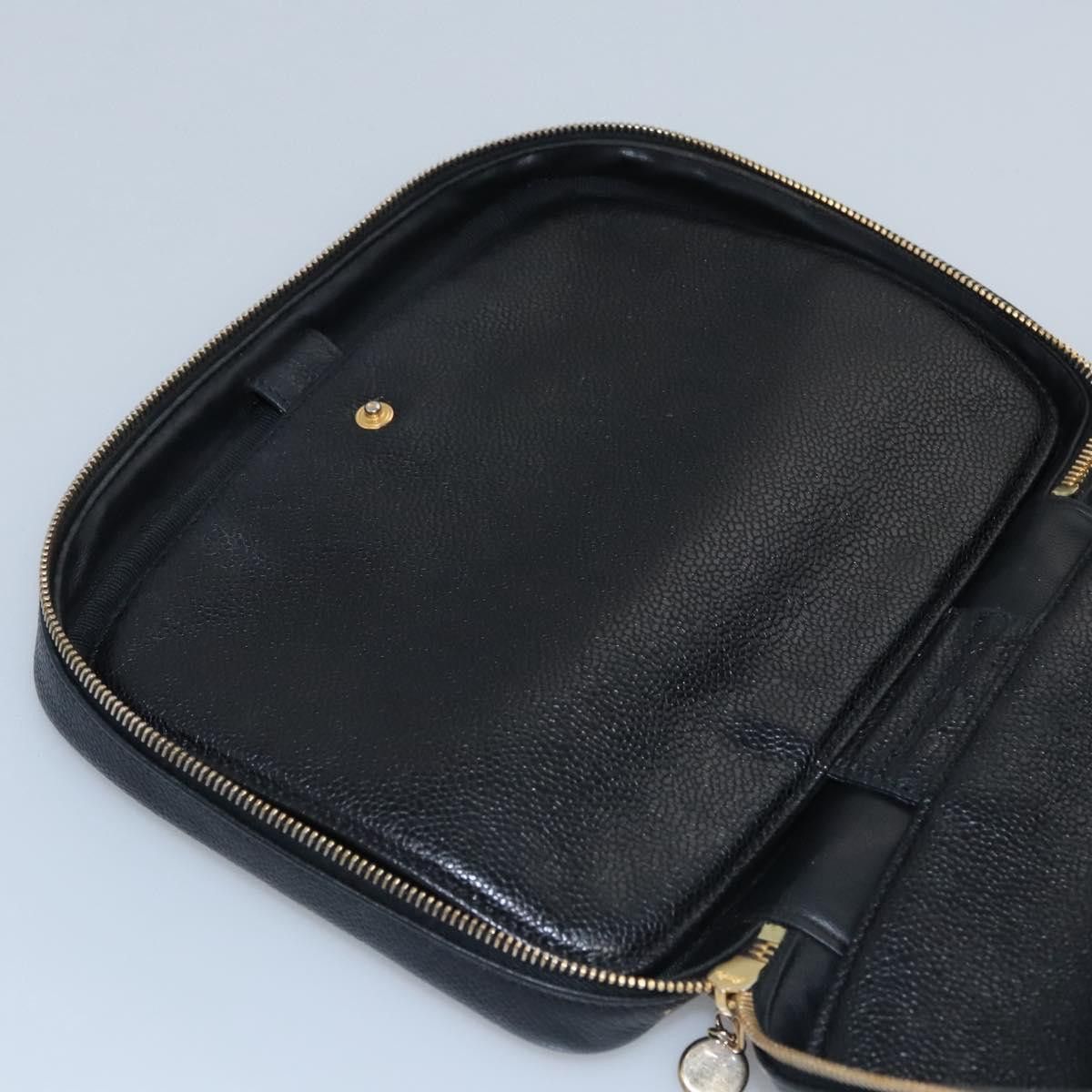 Chanel Chanel Vintage Timeless Zip Around Vanity Case Caviar Size ONE SIZE - 23 Thumbnail