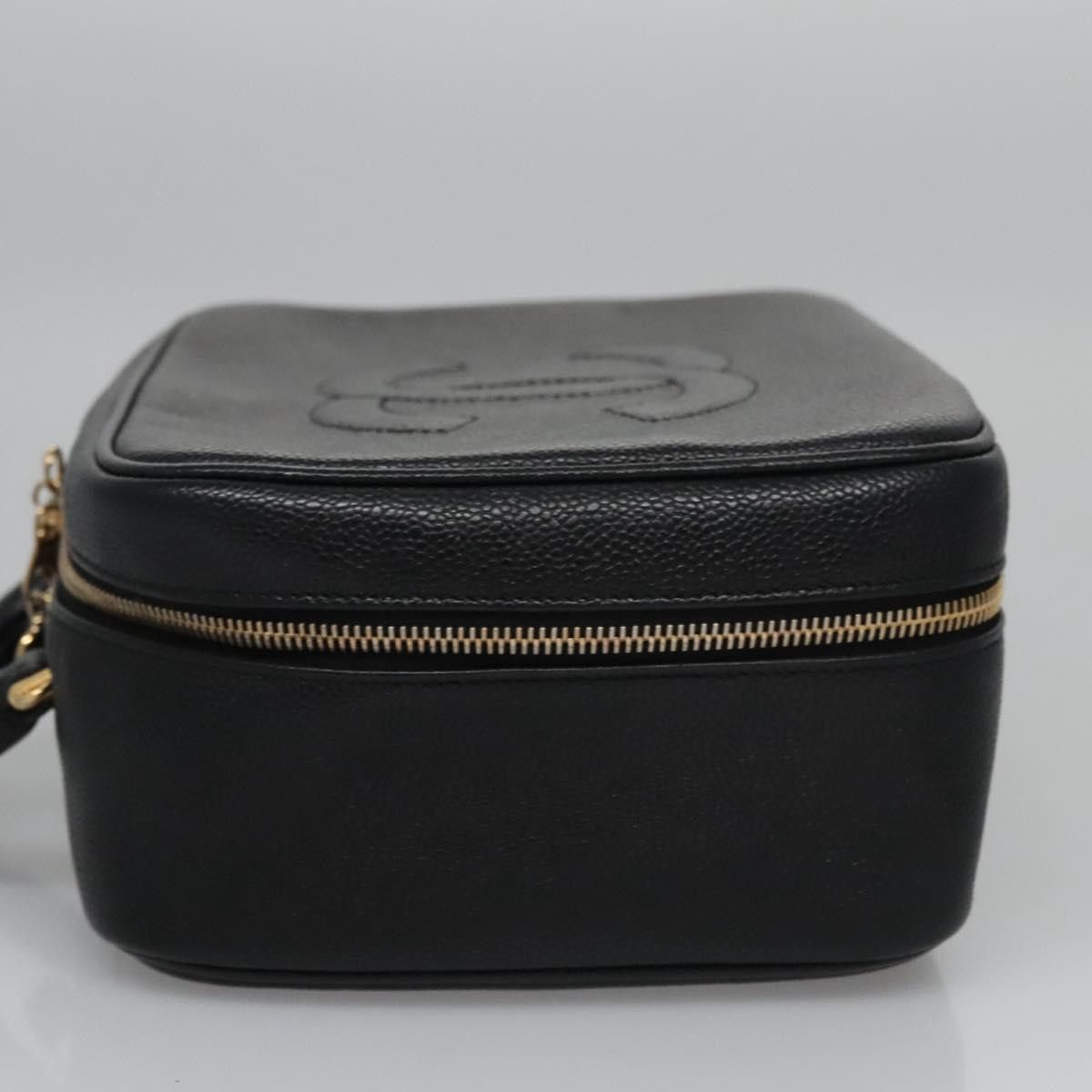 Chanel Chanel Vintage Timeless Zip Around Vanity Case Caviar Size ONE SIZE - 4 Thumbnail