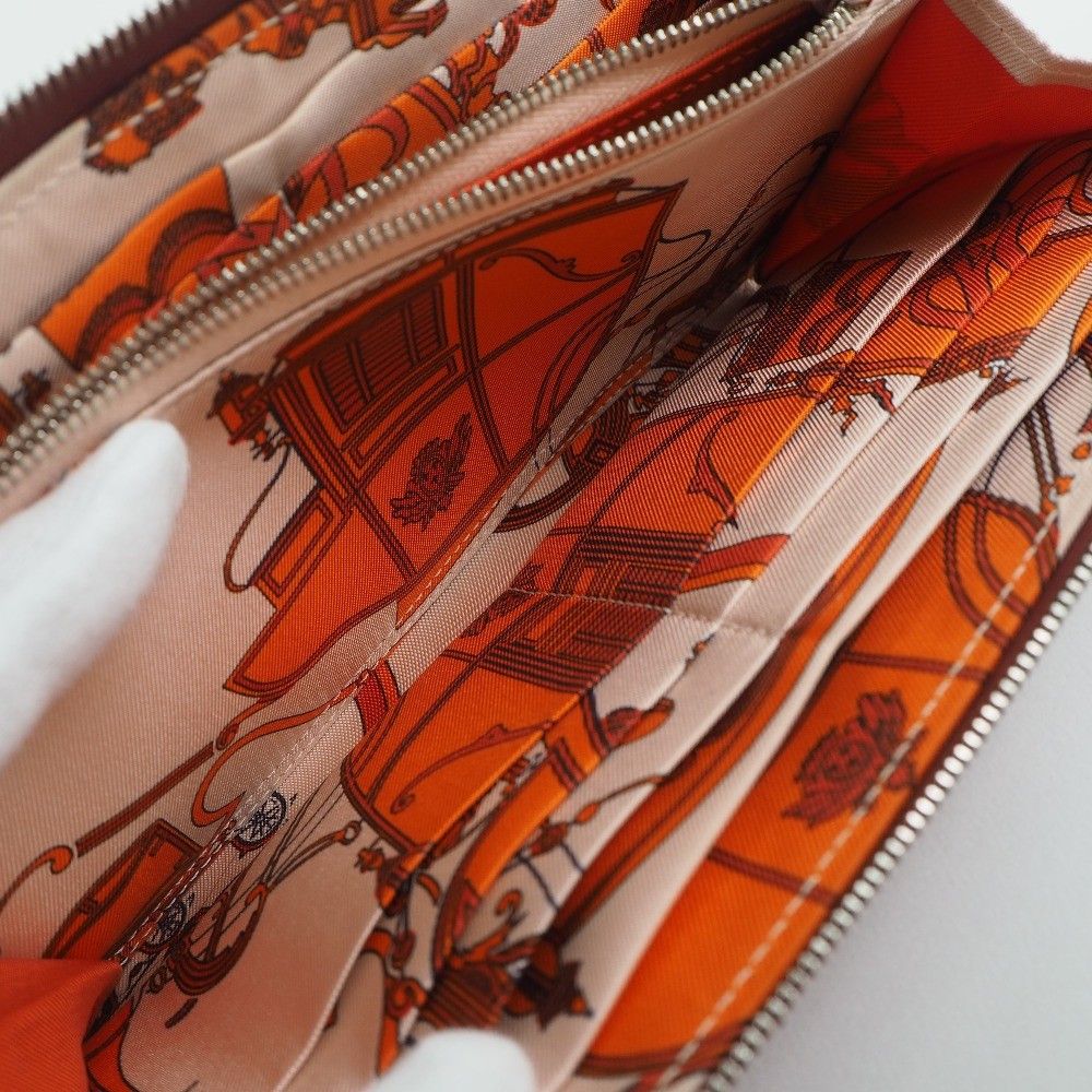 Hermes Hermes Azap Zip Around Wallet Silk'in Epsom Size ONE SIZE - 12 Thumbnail