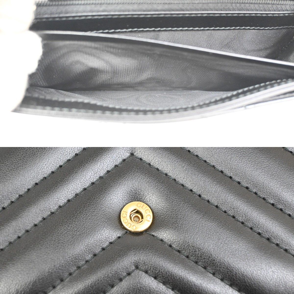 Gucci Gucci GG Marmont Continental Flap Wallet Leather Size ONE SIZE - 11 Thumbnail
