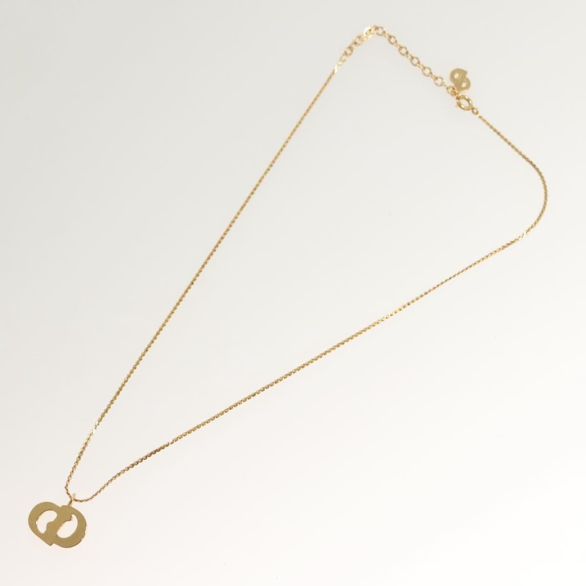 Dior Christian Dior CD Pendant Necklace Metal Size ONE SIZE - 2 Thumbnail