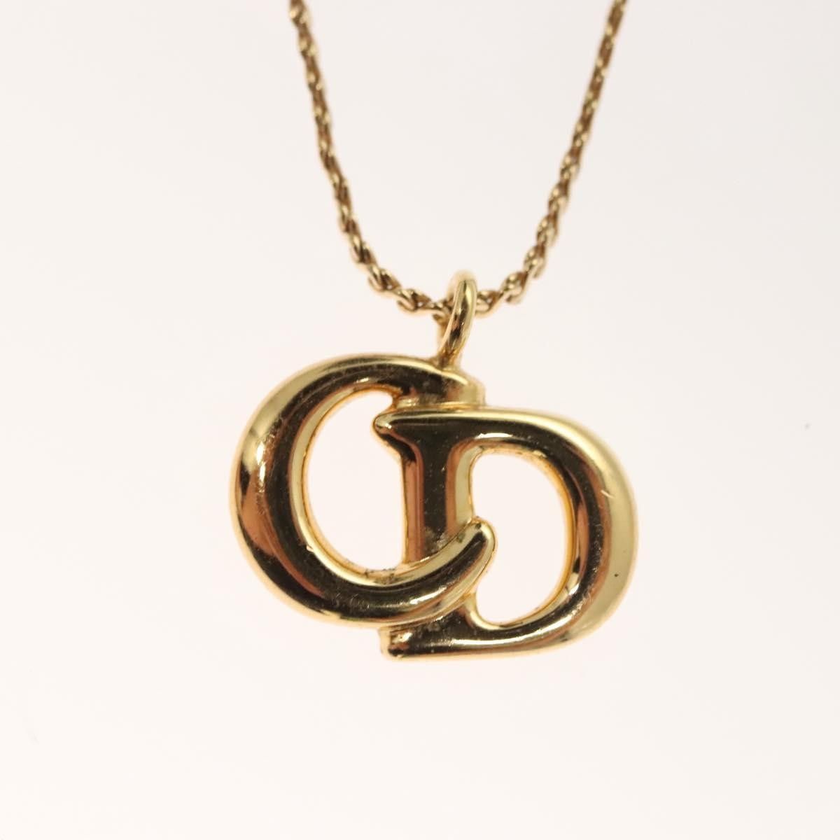 Dior Christian Dior CD Pendant Necklace Metal Size ONE SIZE - 3 Thumbnail