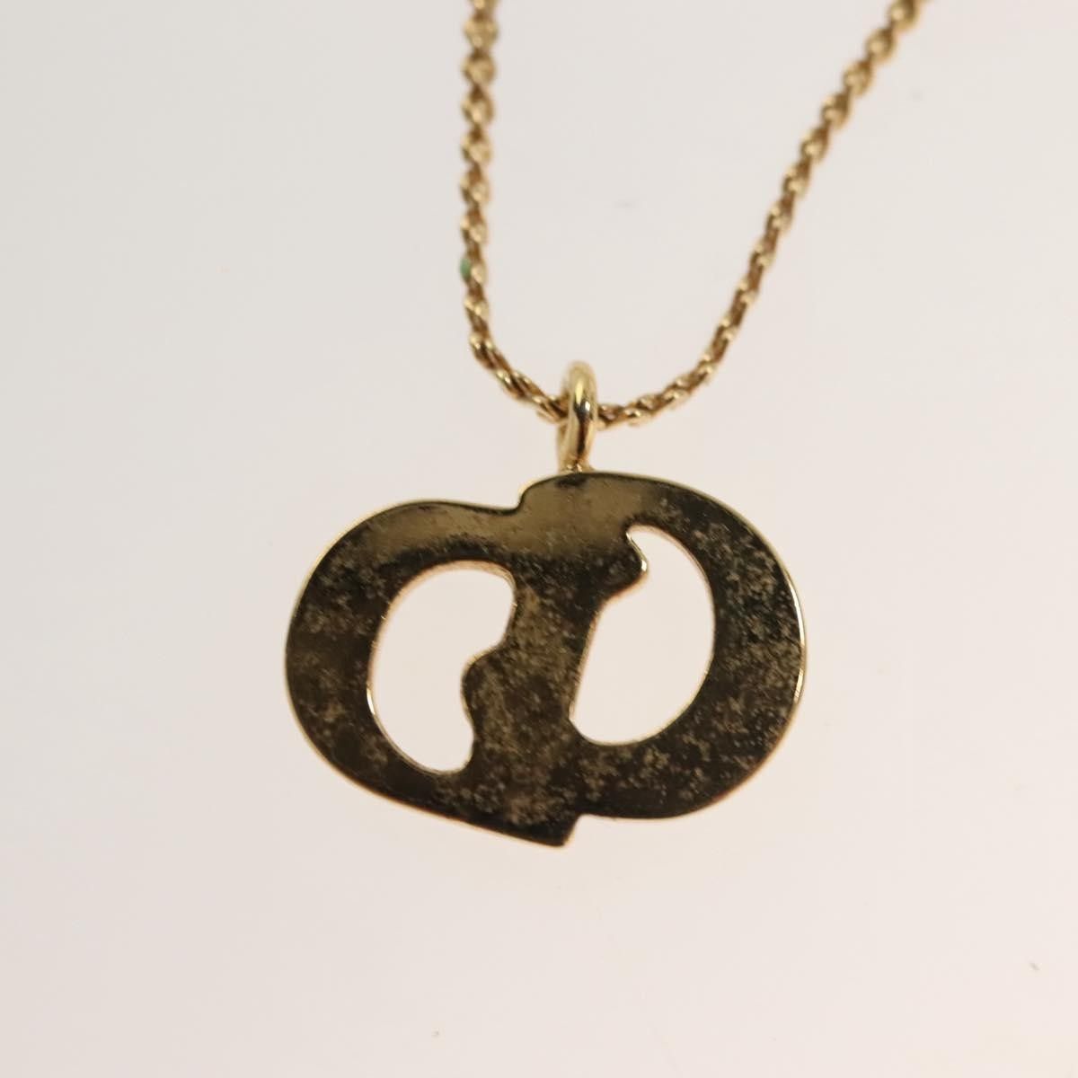 Dior Christian Dior CD Pendant Necklace Metal Size ONE SIZE - 4 Thumbnail