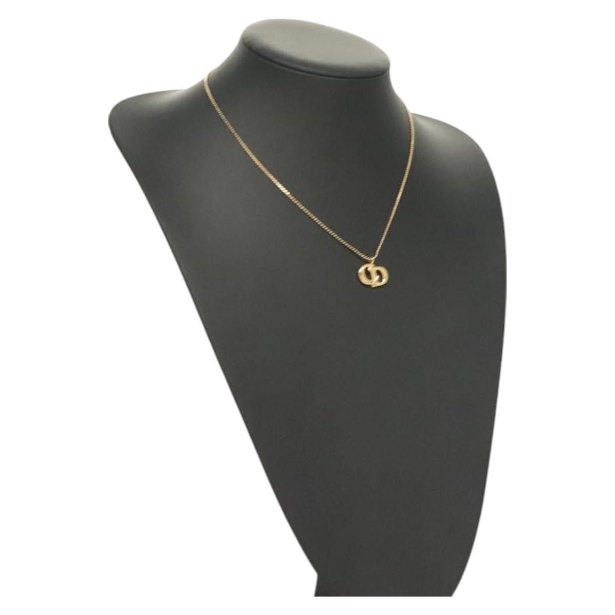 Dior Christian Dior CD Pendant Necklace Metal Size ONE SIZE - 9 Thumbnail